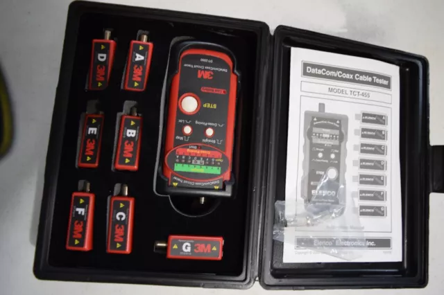 3M Data/Com Coax Cable Tester  TCT-455