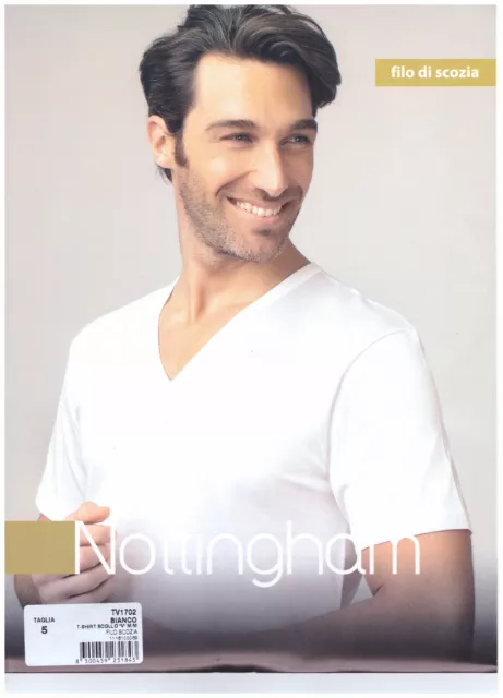 Nottingham Set 3 Maglie Uomo Filo Di Scozia Art Tm1702-Tv1702