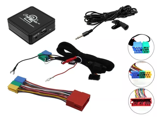 Audi A2 1997-2005 Bluetooth Musique Streaming Adaptateur Kit En Kit Voiture Aux