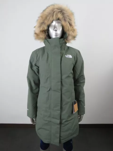 NWT Womens The North Face TNF Arctic Parka Down Warm Winter Jacket - Thyme Green