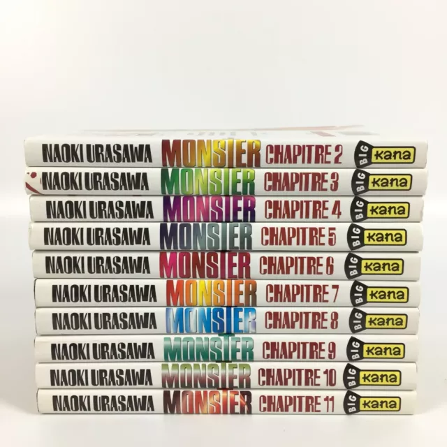 Monster Lot 10 Manga / Chapitre, Tomes 2 à 11 / Naoki Urasawa / Kana