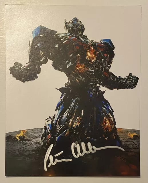 Peter Cullen Signed 8x10 Photo Transformers Optimus Prime ACOA