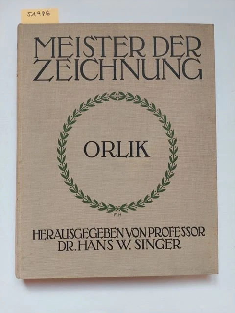 Zeichnungen von Emil ORLIK | 52 Lichtdrucke | SINGER | Schumann 1912 | KUNST