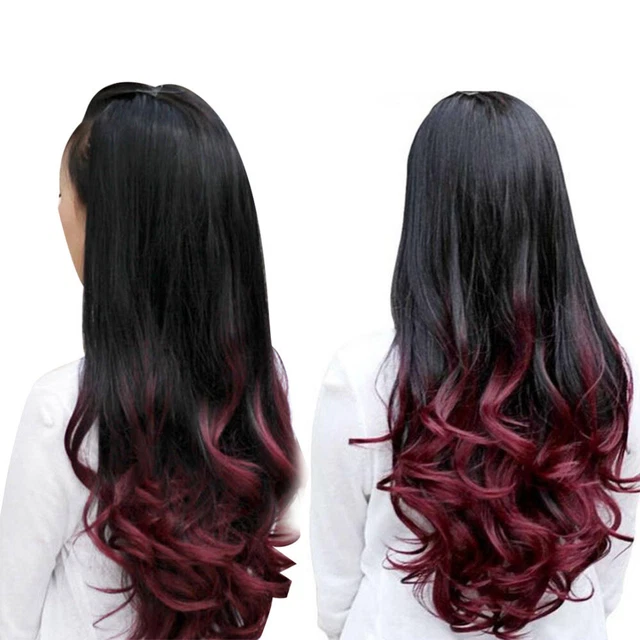 Parrucca Cosplay Donna 68cm Big Wave Curly Wavy Sfumatura Colore Cosplay Lolita
