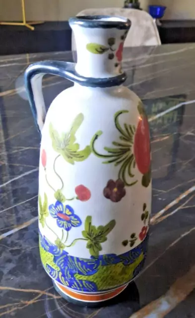 Bottiglia ceramica pubblicitaria liquore Luxardo ZARA Faenza