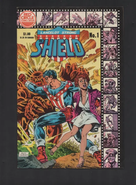 Red Circle Comics Lancelot Strong, The Shield June 1983 VOL#1 NO#1 Comic Book
