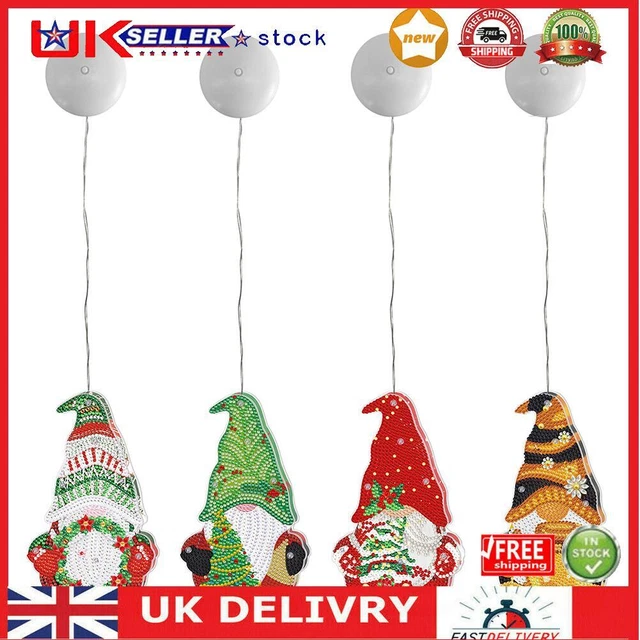 5D DIY Special Shape Diamond Painting Goblin Crystal Diamond LED Hanging Light U