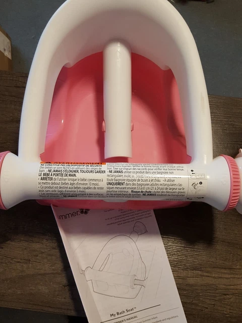 Summer My Bath Seat - Baby Bath Seat With Suction Cups - Pink