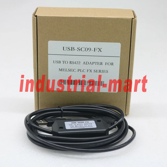 Programing Adapter Smx91 PLC PROGRAMMING USB-SC09-FX Cable FOR MITSUBISHI MELSEC USB TO RS422 ...