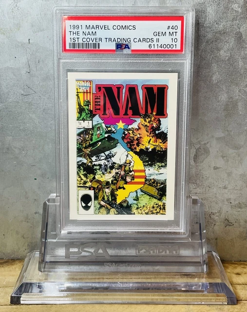 1991 Marvel Comics 1st Comic Book Covers II #40 The Nam PSA 10