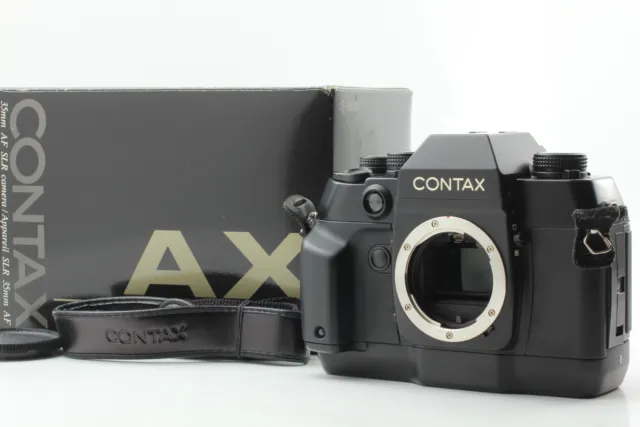 Read! Meter LCD WORKS [Near MINT in BOX] Contax AX SLR 35mm Film Camera JAPAN