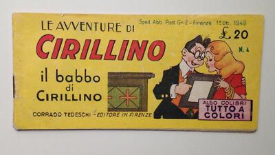 Tedeschi 1949 striscia Albi Colibrì 2° serie #4 Capitan Bomba ed 