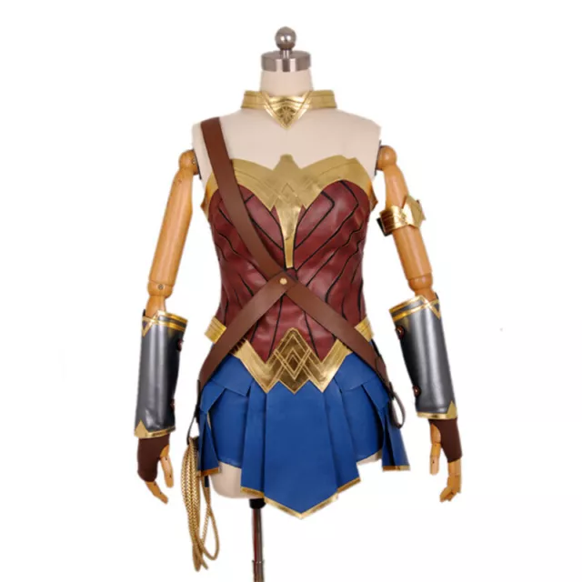 Diana Prince Wonder Woman Cosplay Costume Suit Halloween Women's Uniform Outfits