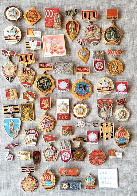 Lot D'épingles Militaires Soviétiques - URSS, Russie, Ukraine, USA - Collection