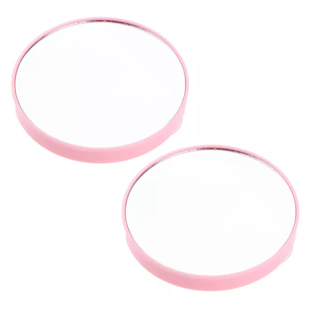 2pcs 10x miroir grossissant pour le maquillage avec ventouses Mini miroirs de