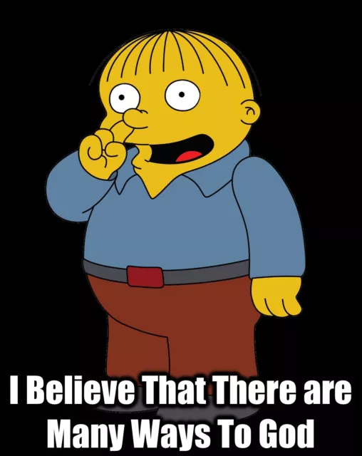 Ralph Wiggum “Many Ways To God” NFT Digital Art