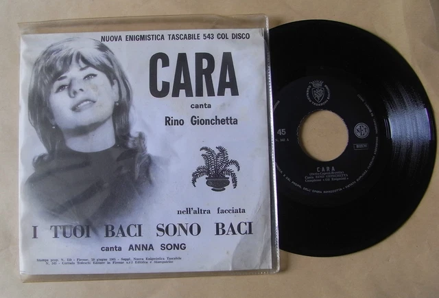 NUOVA ENIGMISTICA TASCABILE 543 col disco 45 giri EUR 8,00 PicClick FR