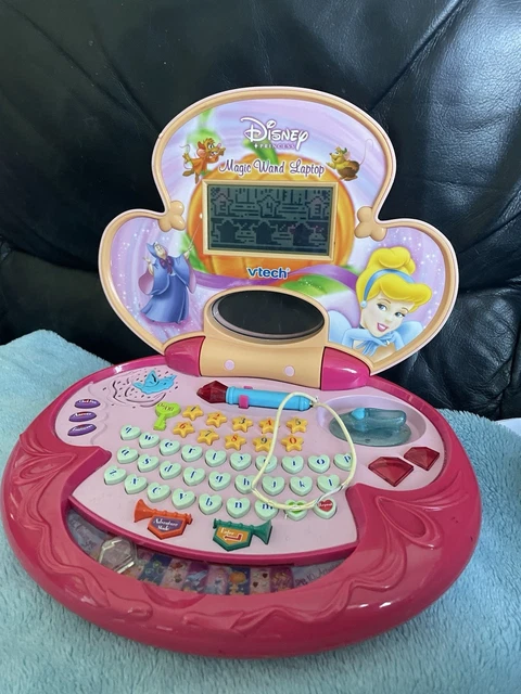 VTECH DISNEY PRINCESS Magic Wand Laptop Cinderella Junior Kid