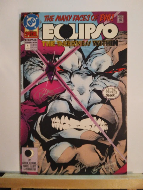Eclipso: The Darkness Within #1 (Jul 1992, DC) Signed Bart Sears/Ray Kryssing NM