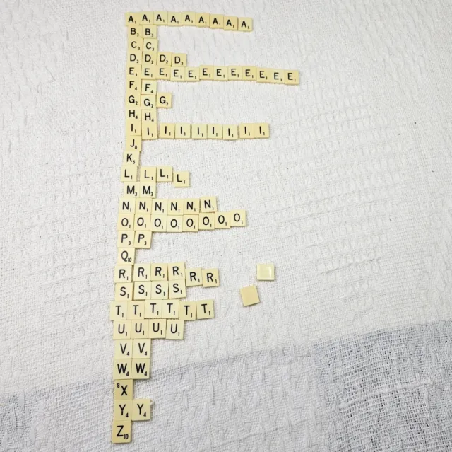 Ivory Scrabble Tiles 