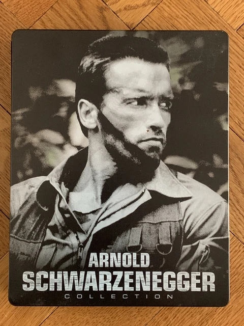blu ray steelbook Swartzenegger 4 films Conan, Commando, Terminator, Predator