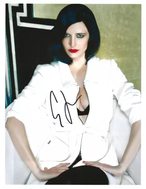 EVA GREEN HAND SIGNED AUTOGRAPH 8 x 10 PHOTO COA FROM N.A. # 4583