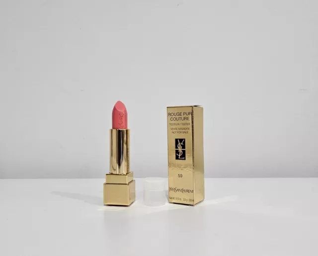 YSL ROUGE PUR Couture Lipstick 59 Melon D'or. New Tester. Genuine $49. ...