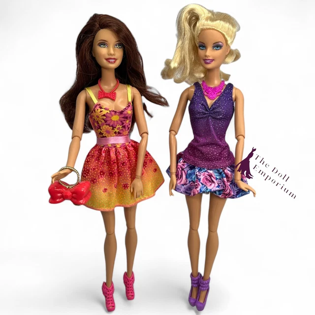 BARBIE FASHIONISTAS DOLLS - Articulated Rainbow Wave 1 - Teresa & Barbie  Dolls 29.95 - PicClick UK
