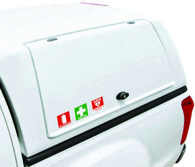 FIRST AID AND Fire Extinguisher AED Kit Decal Sticker Health Safety ...
