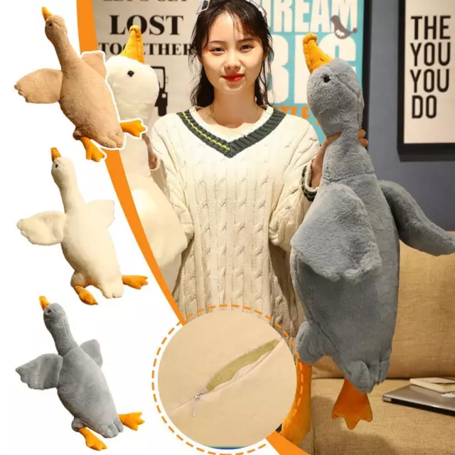 Kids Cute Duck Big White Goose Plush Doll Toy Soft Sleeping Baby Pxpu V1R5