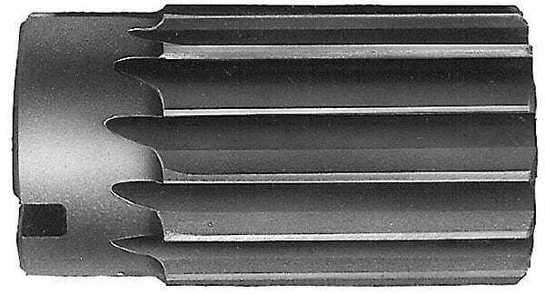 Made in USA 1-15/16" Reamer Diam, Straight Flute Shell Reamer