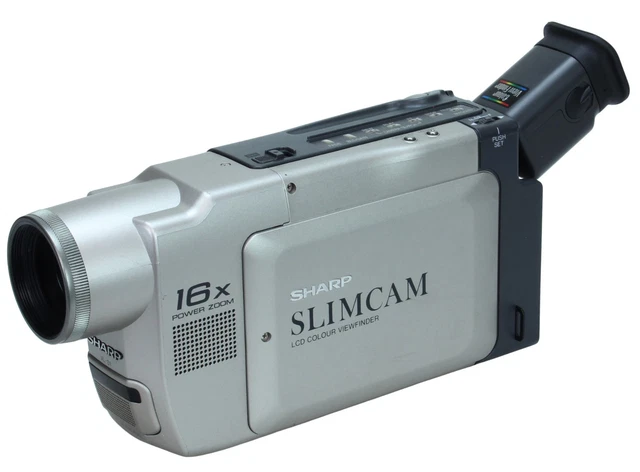 Caméscope Sharp VL-S1 - Vidéo 8 - Argenté - Occasion Garanti 6 Mois