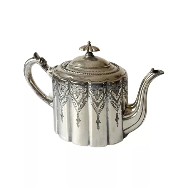 Walker & Hall Silver Plated Teapot Made In England W&HS