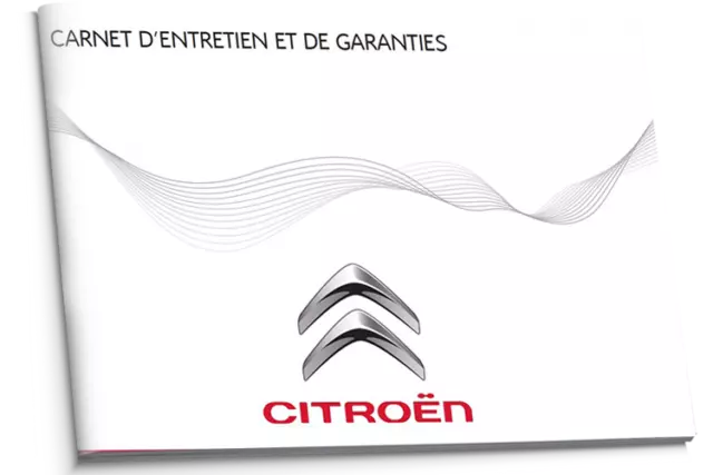Carnet d'entretien français Citroën 2015-2017