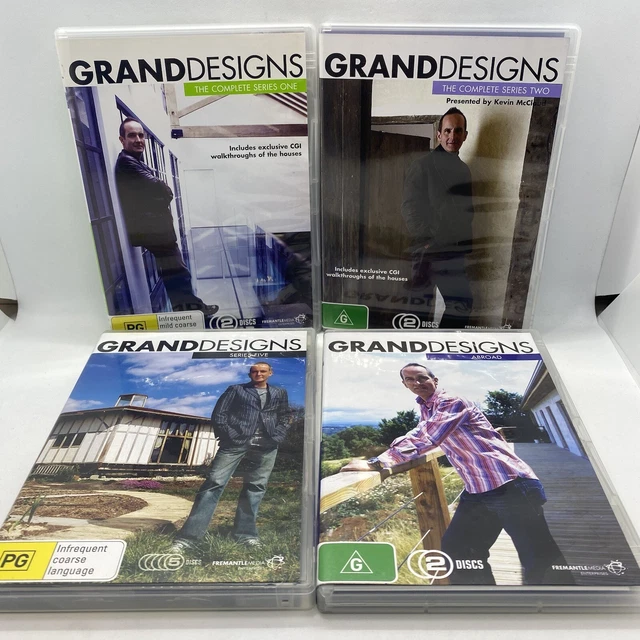 GRAND DESIGNS COMPLETE Series Season 1 2 5 & Abroad DVD R4 PAL Free ...