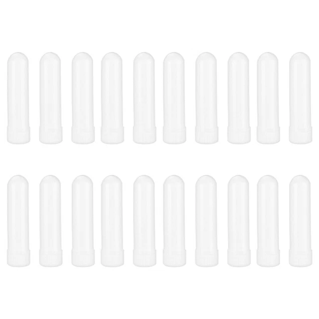 20 PCS BLANK Nasal Wicks Nose Piercing Kit Empty Aromatherapy Inhalers