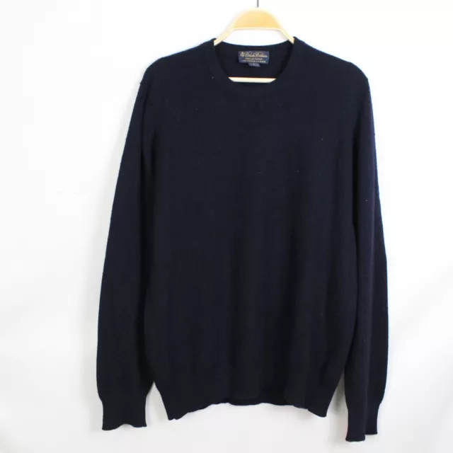 Maglione Brooks Brothers da Uomo Blu 100% Cashmere Taglia 50 Taglia L