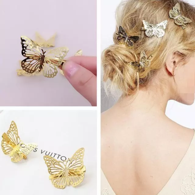 1pc Hollow Butterfly Hair Clips For Women Girls Hair Accessories Headdress J5I5