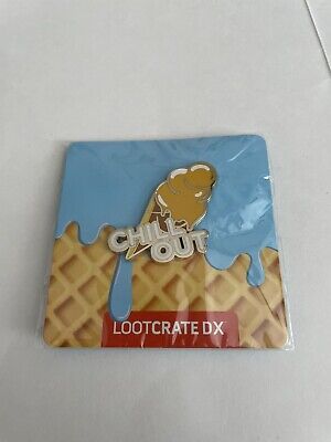 Loot Crate Exclusive Chill Out jaune Ice Cream Pin 