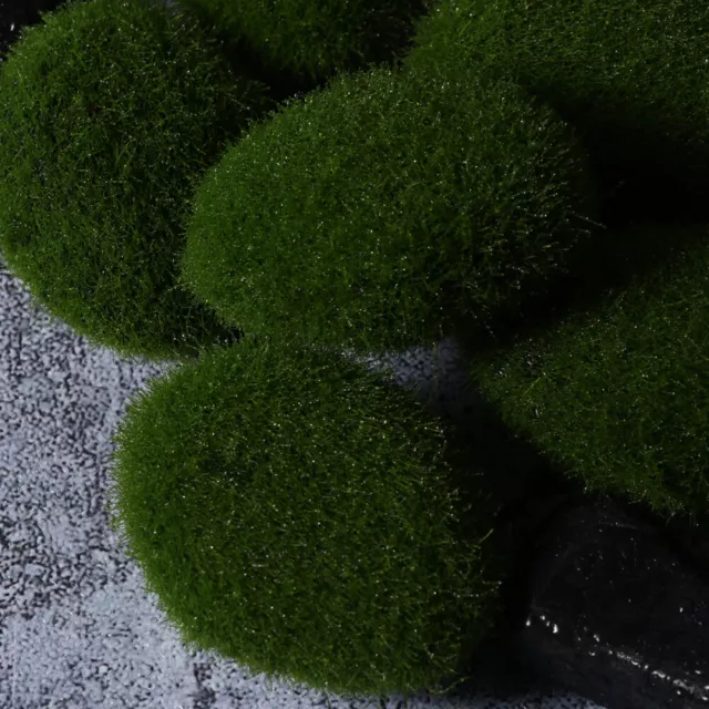 20pcs Artificial Moss Rocks for DIY Micro Garden Landscape Decoration