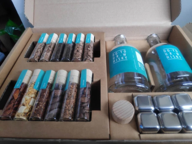 HAZ TU WHISKY | Kit de infusión hágalo usted mismo para conjunto de regalo original con sabor a whisky casero