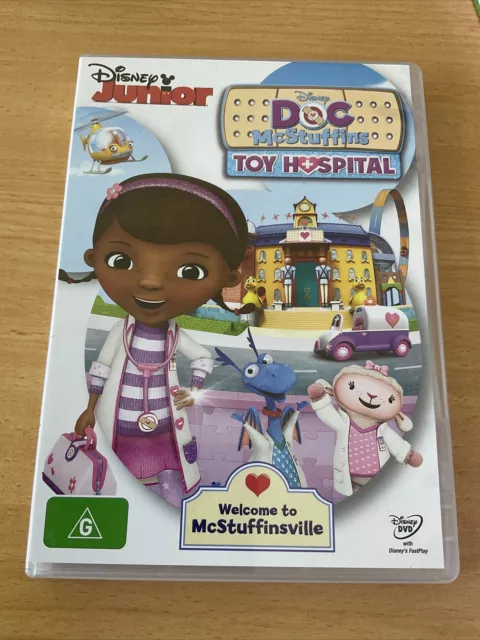 Disney junior doc mcstuffins toy hospital doc & stuffy ( New )