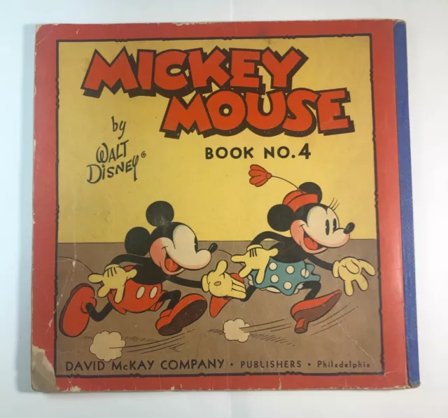 Mickey Mouse Comic Book NO. 4 - 1934 - David McKay Company by Walt Disney