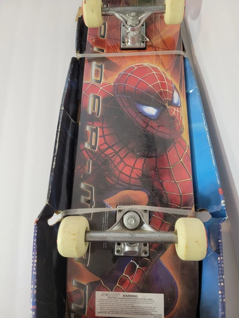 Skateboard Vintage 2001 Marvel Spiderman & Green Goblin - Sport Fun
