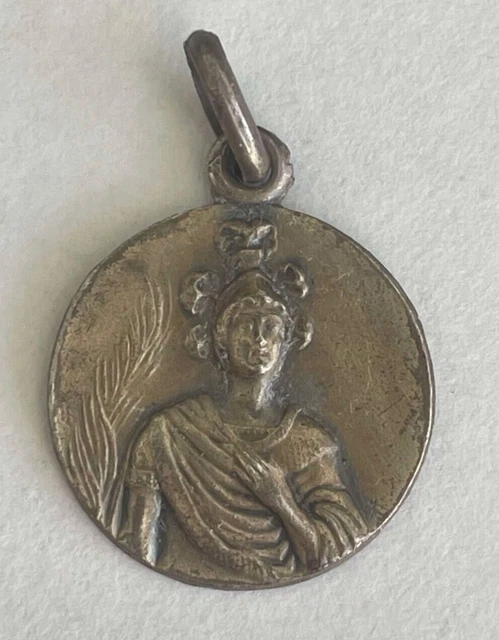 Médaille Religieuse Confrérie De Saint-Anne En Bronze - Occasion Vintage - Pièce Française