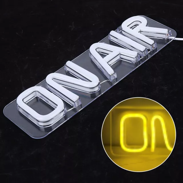 LED Sign On Air Neon Sign On Off Recording Studio Light Door Wall Decorate Light