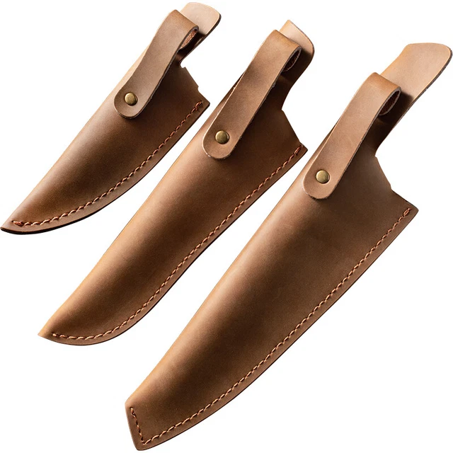Gaine de couteau Machete fendue en cuir PU, lame fixe, fourreau de couteau droit, étui en cuir, support de gaine, outil d'extérieur de qualité supérieure  15