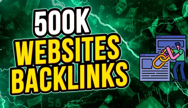 500k strong website SEO backlinks for google ranking