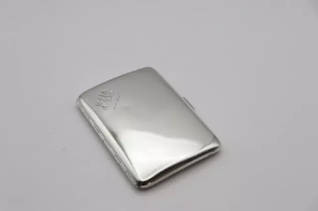 Antique Sterling Silver Card Case / Cigarette Case Hallmarked Birmingham 1924