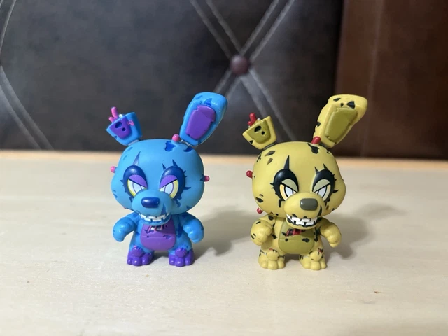 FNAF FIVE NIGHTS at Freddy’s Regular and Blacklight Springtrap Mini £68 ...